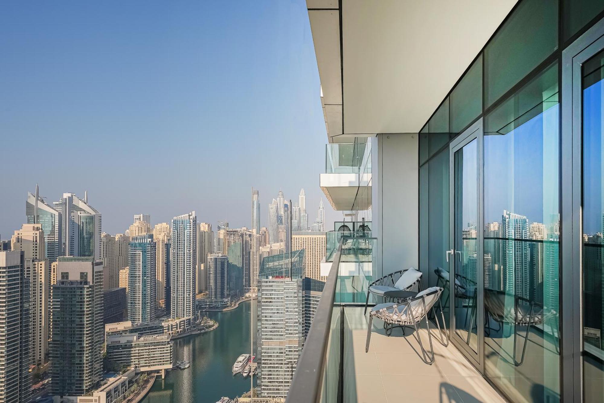 Modern 2Br High Floor Haven In Vida Dubai Marina 아파트 외부 사진