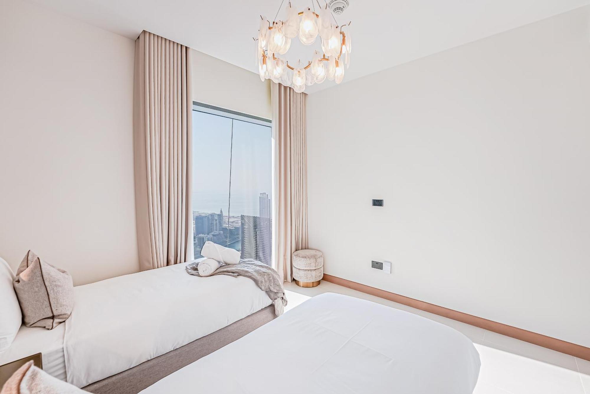 Modern 2Br High Floor Haven In Vida Dubai Marina 아파트 외부 사진