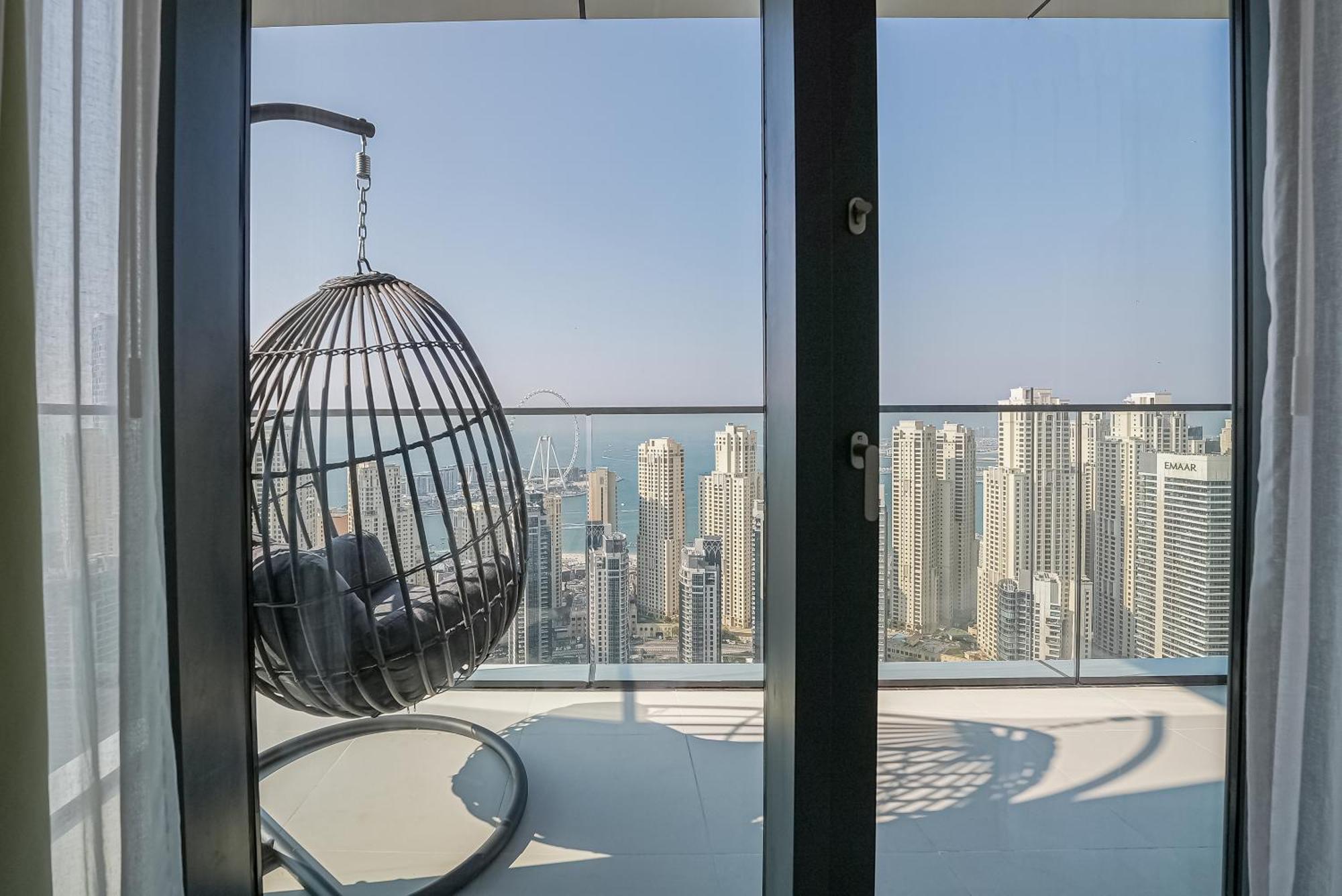 Modern 2Br High Floor Haven In Vida Dubai Marina 아파트 외부 사진