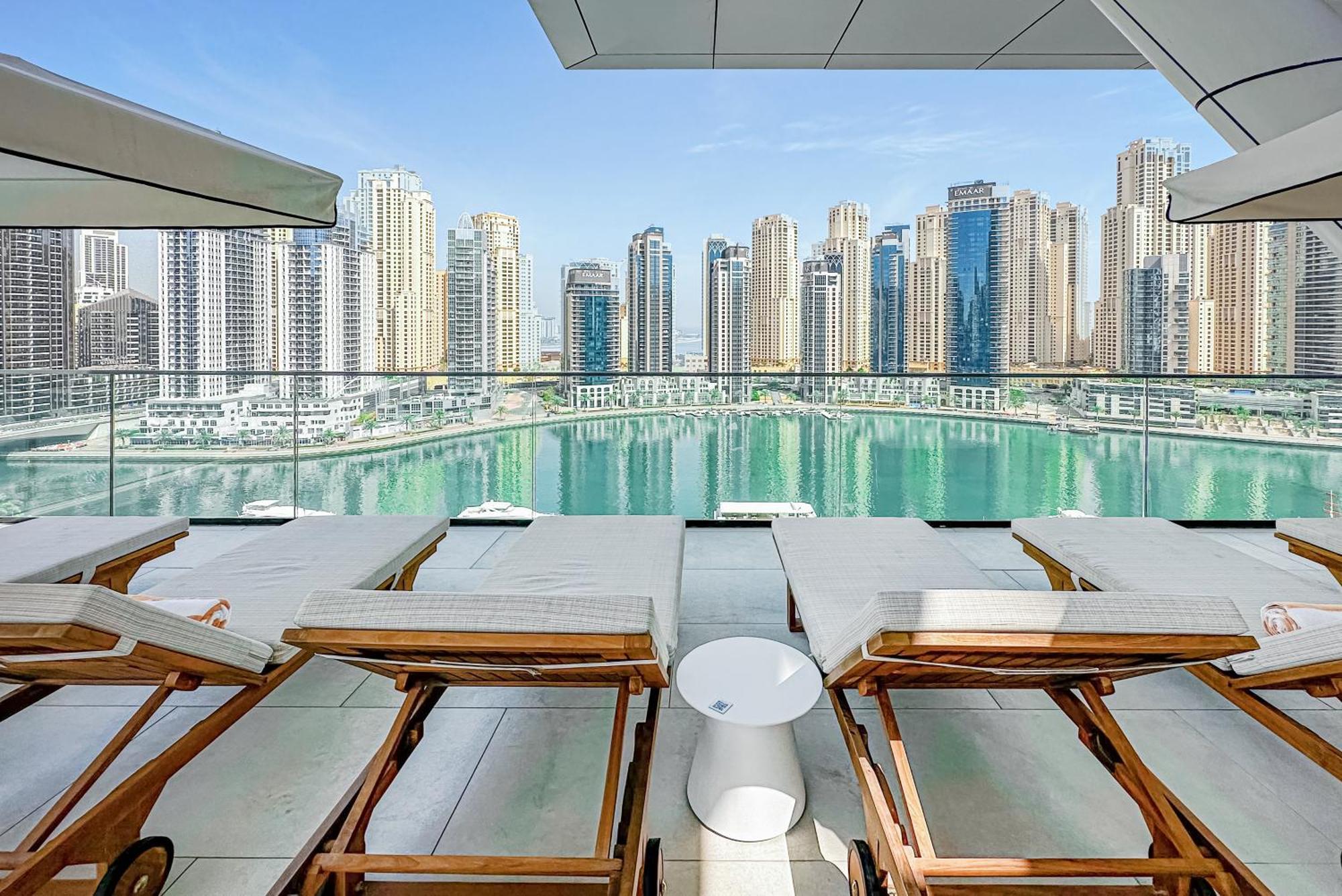 Modern 2Br High Floor Haven In Vida Dubai Marina 아파트 외부 사진